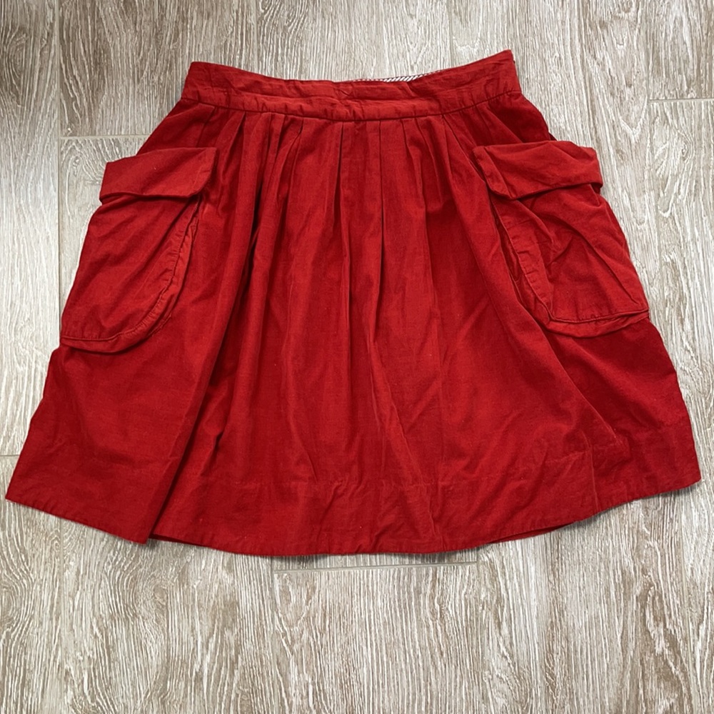 ANTHROPOLOGY MEAVE EFFORTLESS CORDUROY SKIRT SZ 4
